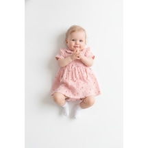 Tiffany Baby & Kids Müslin Cherry Vibe Elbise ekru