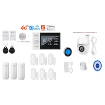 Obiem Pgst Akıllı Ev Güvenlik Alarm Sistemi + Dış Mekân Ptz Hd Kamera