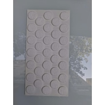 Keçe 90745 Hrd 4 Paket 24 Mm Beyaz Masa Sandalye Koltuk Baza Ayak Çizdirmez Yapışkanlı