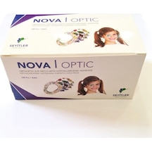 Nova Optik Renkli Desenli Göz Kapama Bandı Pedi 100 Adet