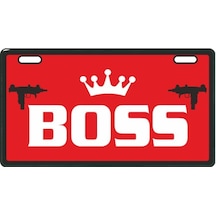 Sevenkardeşler Kırmızı Boss E-Bike Plakalık