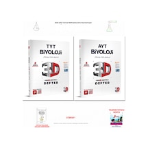 3d Yayınları Tyt Ayt Biyoloji Video Defter 2 Kitap Seti