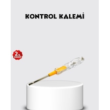 Hepsi Neon Lambalı Elektrik Kontrol Kalemi Nikel Kaplama 110-220v Najmaddin