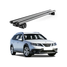 Pençe Saab 9-3x Ara Atkı 2009-2012 Uyumlu Gri Ara Atkı Port Bagaj Tavan Barı