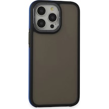Newface Apple Uyumlu iPhone 13 Pro Max Harvel Kapak - Lacivert - Özel Seri 8683140703097