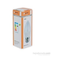 Osaka 6 Watt Led Beyaz Günışığı E27 Duylu Mum Avize Buji Ampul 10 Lu Paket-Beyaz Işık 6500K