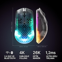 Aerox 3 Wireless Gen 2 - Shadow 4k Kablosuz Gaming Mouse