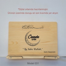 Münzevi Masaüstü Ahşap Rahle/tablet/kitap Tutucu-model0031