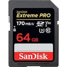 Sandisk 64Gb 170/Mb Extreme Pro Sd 4K U3 V30