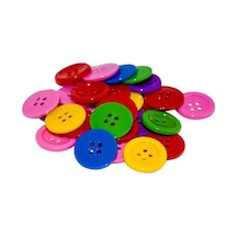 Bu-Bu Yuvarlak Renkli Düğmeler 30Gr Bu-Bu-Bn0006