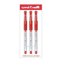 Uniball Signo Dx 0.38 Mm Kırmızı Jel Kalem 3 Adet Um-151 Diğer