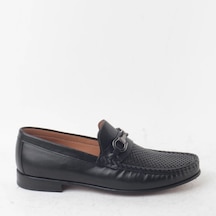 3185n Erkek Deri Klasik Neolıt Taban Ayakkabı-siyah