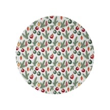 Noel Desenli 47 İnç Yuvarlak Flanel Battaniye, Yetişkin Ve Çocuk İçin, Yumuşak, Rahat Ve Hafif Noel Süs Eşyası Çam Ağacı