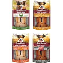 Smartbones 4 Çeşit Karma Medium Köpek Ödülü 2 Li 158 Gr. X 4 Adet
