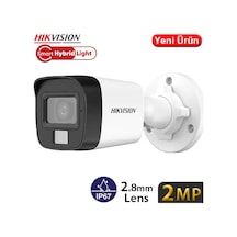 Hıkvısıon Ds-2ce16d0t-exlpf 2mp 2.8mm Lens 1080p Smart Hybrıd Hd-tvı Ir Bullet Kamera-20mt