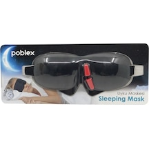 Poblex 3d Uyku Maskesi Siyah + Kulak Tıkacı Siyah