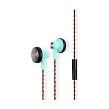 Müzik Oyunlarına Uygun, Mikeliyekli 3.5mm Kablolu Lacivert Düz Kulaklıklar