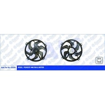 Fan Motoru Peugeot 406 280w 385mm Fan Motor