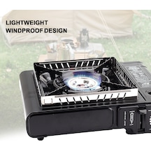Cbtx Outdoor Gaz Sobası Ön Cam Rüzgar Geçirmez Enerji Tasarrufu Anti-pas Yüksek Mukavemetli Paslanmaz Çelik Kamp Brülör Ön Cam Açık İçin Çok Renkli
