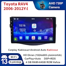 Toyota Rav4 2006-2012 Yıl Multimedya 4-64 Gb Navigasyon