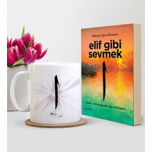 Kişiye Özel Elif Gibi Sevmek Kitabı & Kupası Hediye Seti