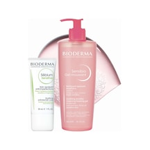 Bioderma Sensibio Foaming Jel 500ml + Bioderma Sebium Sensitive Krem 30ml