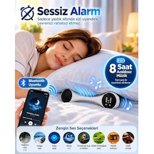 Yastık Altında Kullanılan Bluetooth Uyku Hoparlörü Sessiz Alarm Rahatlatıcı Sesler Ve 8 Saat Kesintisiz Müzik