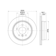 Bmw X1 20d Arka Fren Diski 2010-2015 Hella 8dd355117831 2adettir