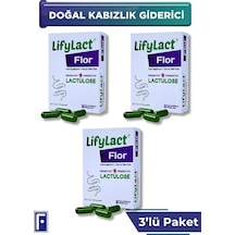 Flor Probiyotik Kapsül , Prebiyotik , Laktuloz, 3'lü Avantaj Paketi