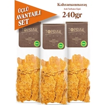 Toprak Doğal Acılı Tarhana Cips Avantajlı Set 3 x 80 G