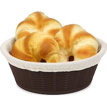 Bora Plastik Bora Hasır Desenli Ekmek Sepeti 23.5 Cm