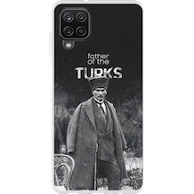Samsung Galaxy A22-m22-m32 Uyumlu Atatürk'ün Mirası Baskılı Silikon Kılıf Renkli