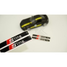 Audi S Line Logo 3M 3D Damla Silikon Torpido Bagaj Çamurluk Logo