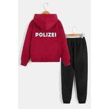 Uyguntarz Çocuk Polizei Eşofman Takımı Kırmızı