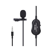 Yelangu My2 Usb Şarj Edilebilir Klipsli Mikrofon 3.5mm Adaptör Kondenser Mikro Telefon Kamera Çevrimiçi Toplantı Mikrofon 43764800