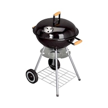 Binbirreyon Ahşap Kapak Kulplu AF069 Tekerlekli Küre Mangal