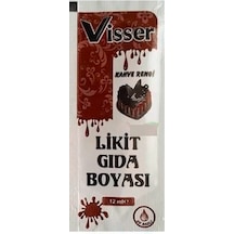 Visser Likit Gıda Boyası Kahverengi 12 ML