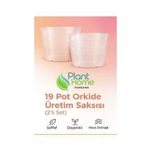Hüskon Ticaret 19 Pot Orkide Üretim Saksısı - Köklü Tropikal Bitkiler Için Özel Üretim Saksısı