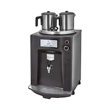 Remta Premium Otomatik Su Alma 23 Litre İki Demlikli Çay Kazanı Makinesi - Siyah