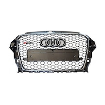 Autogp Audi A3 Rs3 Ön Panjur Izgara 2013 / 2016 8v Gri Çerçeve Agp-sm-2013-49