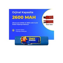 Silvercrest Sswr A1 2600 Mah 14.4v Robot Süpürge Batarya