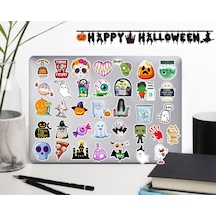 Cadılar Bayramı Seri 1 Sticker Seti Laptop Ajanda Notebook Tablet Telefon Defter Etiket Bullet Diğer
