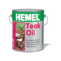HEMEL Teak Oil - 1.Sınıf Tik Yağı 2,5 LT
