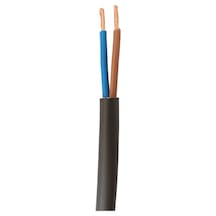 Seval H05vv-f 2x1 ,kesit 1mm² 2-damar/çok Telli 1mt Ttr Kablo