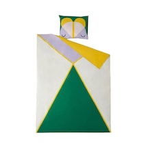 Ikea Grejsımojs Tek Kişilik Nevresim Takımı 150 X 200 Cm Sarı - Yeşil - Beyaz Çok Renkli