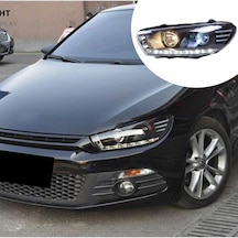 Volksvagen Scirocco 2014-2015 Siyah Sonar Ledli Ön Far