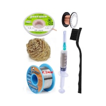 Mechanic/ Lehim 40g 0,5mm Havya Ucu Temizleme Teli Lehim Toplama Cp-1515 Emme Teli 1,5mm Lehimleme Set03
