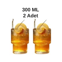 2 Adet 300 Ml Origami Stil Isıya Dayanıklı Su Meşrubat Kahve Cam Bardak Mıt1199 Aeropress