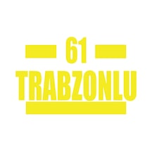 61 Trabzonlu Araba Sticker 17x17 Cm Sarı