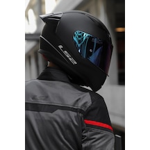 Ls2 Rapıd Race Kask Gökkuşağı Camlı Mat Siyah
